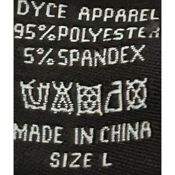 Dyce Apparel Women's Love Logo Black Grey Leggings Size Large With Pockets‎ - Picture 3 of 3